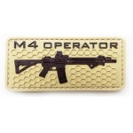 Шеврон M4 operator ПВХ койот